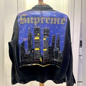 Supreme New York Painted Trucker Jacket